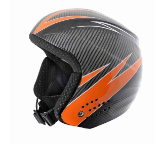 BLIZZARD-RACE ski helmet, carbon orange, size 50-52 uni Čierna 50/52 cm 23/24